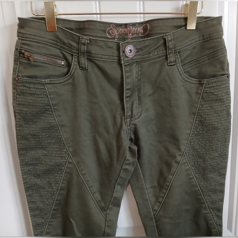Spoon Jeans Men's Olive Chinos - Picture 6 of 6